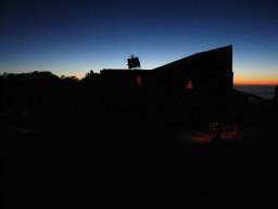 Fremont Peak Observatory at sunset